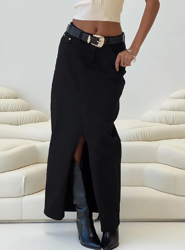 Batkins Maxi Skirt Black