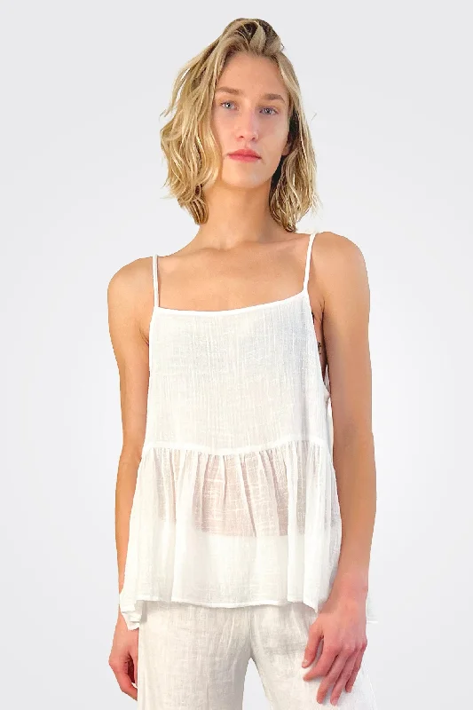 Peplum Cami - Cloud