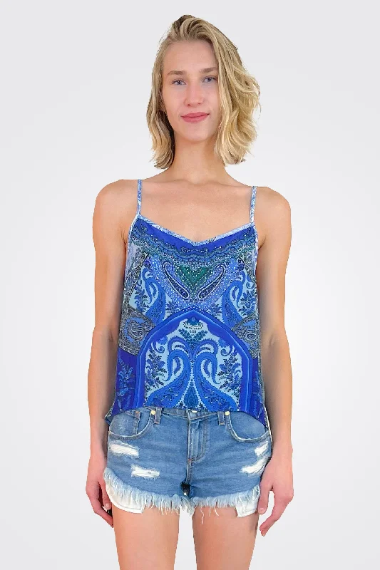 Printed Cami - Blue