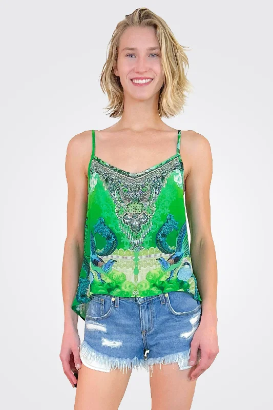 Printed Cami - Green