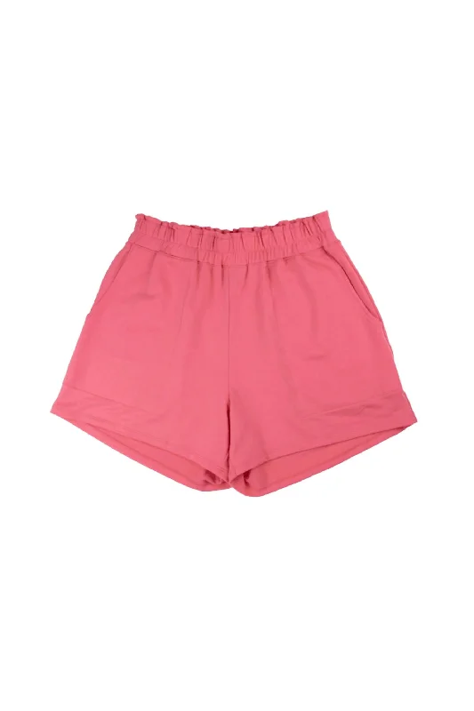 Women's Pull On Short In Coral