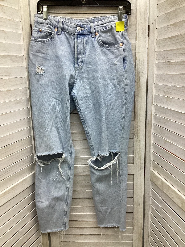 Jeans Boyfriend By Clothes Mentor In Blue, Size: 4