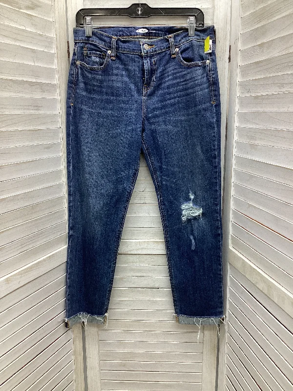 Jeans Boyfriend By Old Navy In Blue Denim, Size: 2