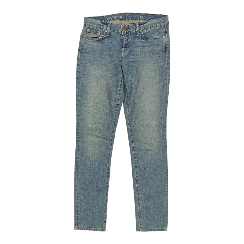 Jeans Straight By J. Crew In Blue Denim, Size:8