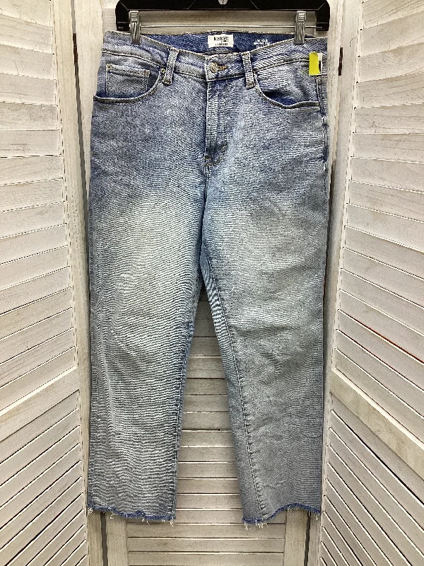 Jeans Straight By Kensie In Blue Denim, Size: 8