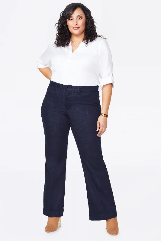 Teresa Trouser Jeans In Plus Size - Rinse