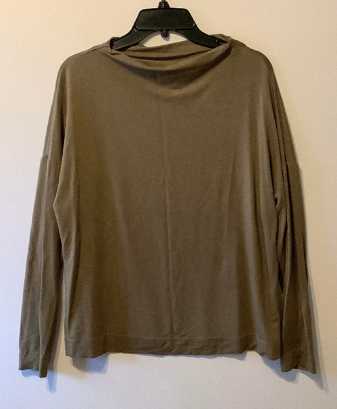 Top Long Sleeve By Banana Republic In Green, Size: Large