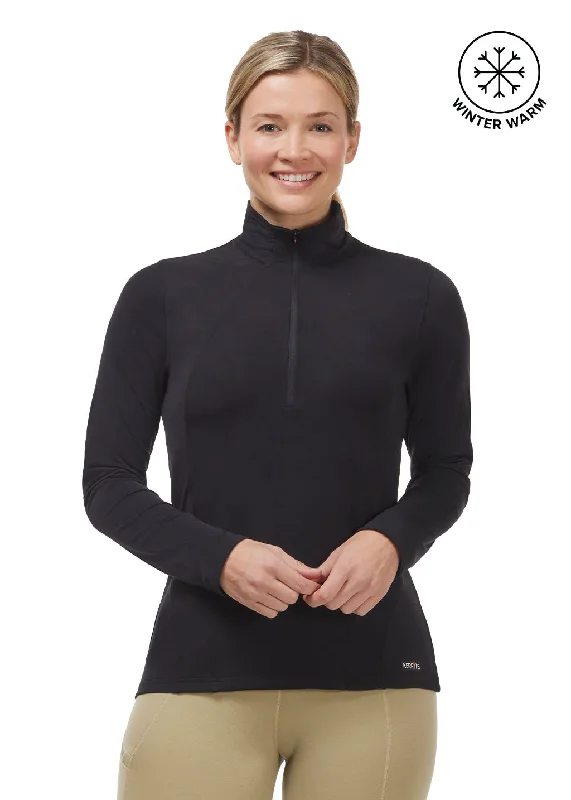 In Stride Quarter Zip Fleece Tech Top